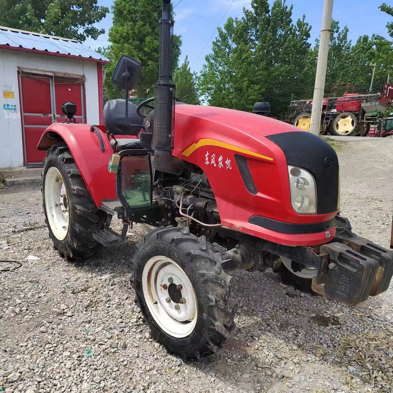 Used Tractors Dongfeng DF354 4WD 35HP Wheel Farm Orchard Compact Tractor Agricultural Machineyr China Cheap Tractor