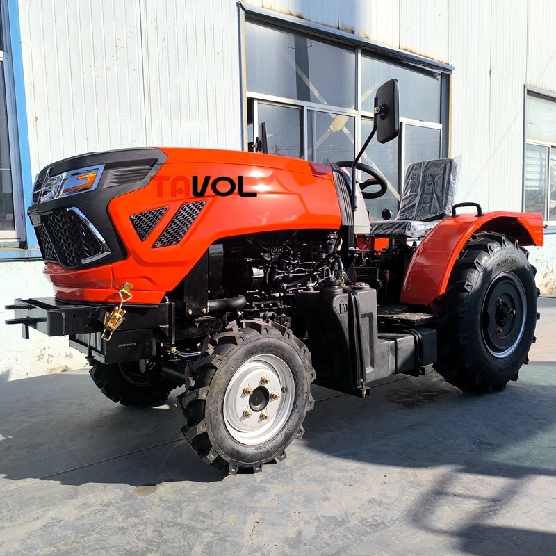 Mini Agriculture Four Wheel Drive Tractor Small Compact Orchard Garden Greenhouse Farm