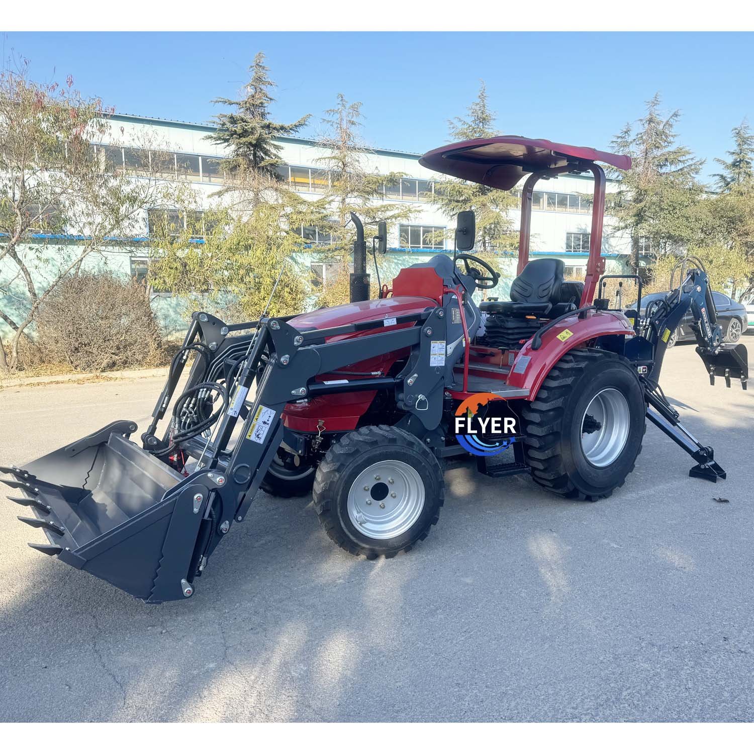 Agricultural Machinery 50HO Small Mini Tractor with Front End Loader for Farm Use