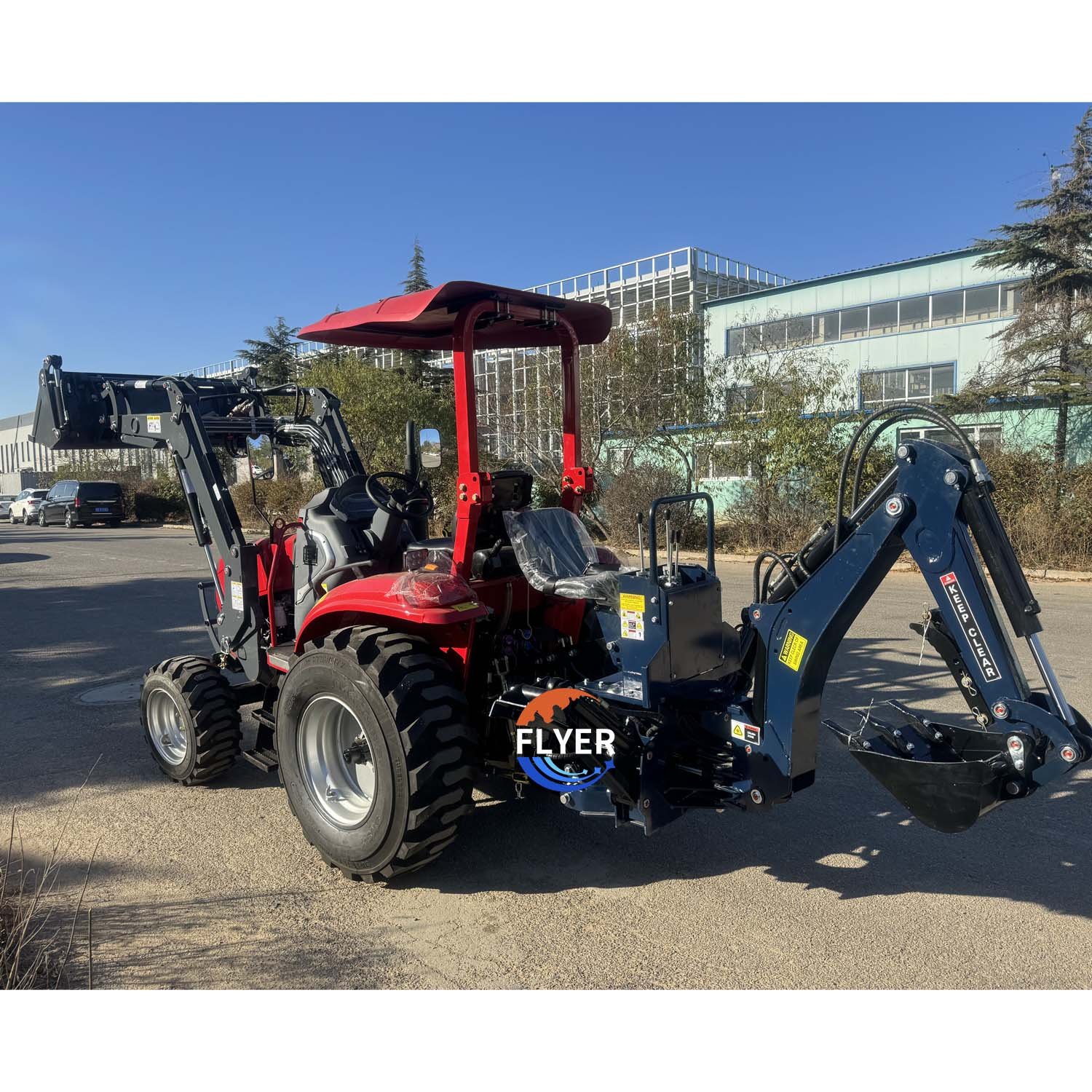 Agricultural Machinery 50HO Small Mini Tractor with Front End Loader for Farm Use
