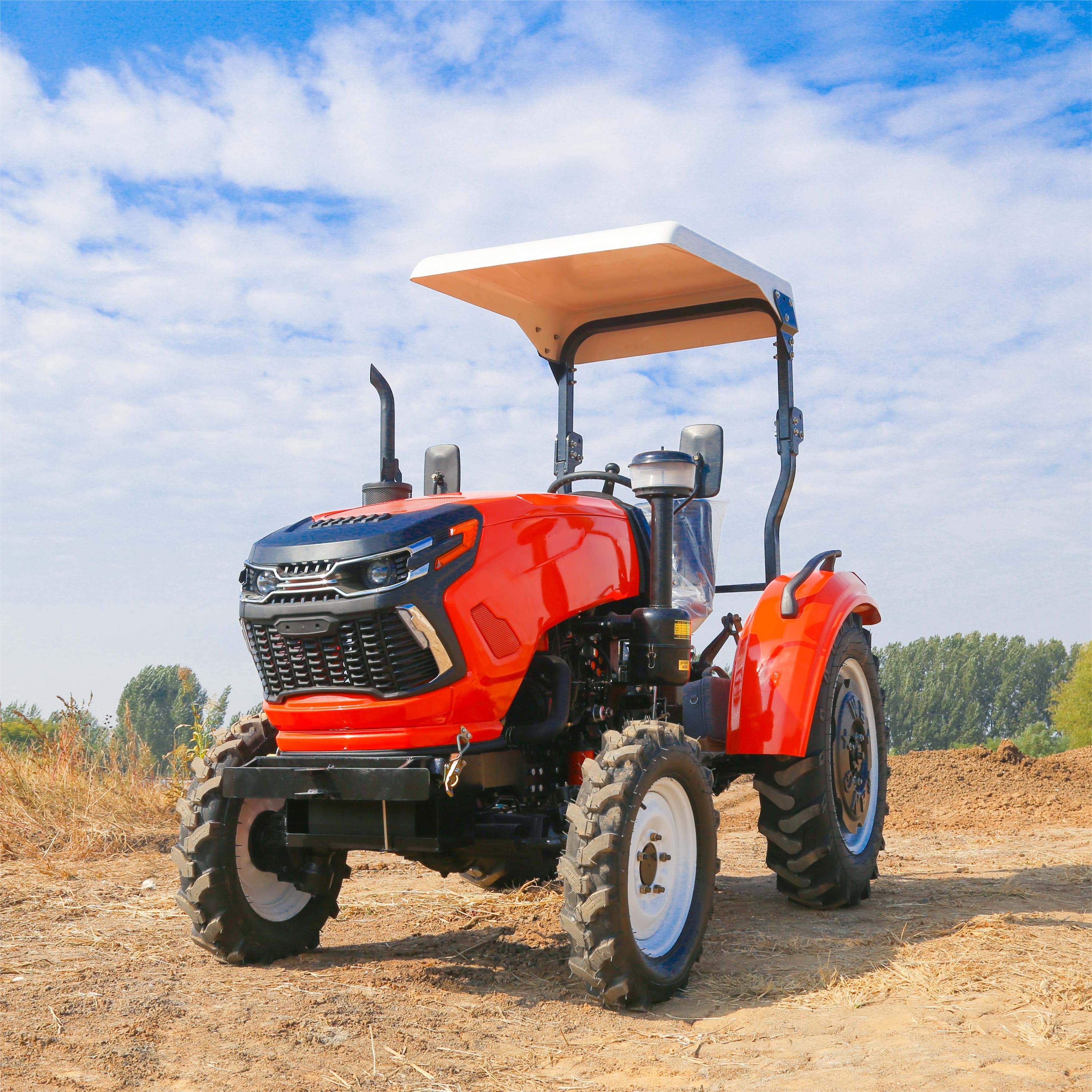 High Quality 4WD Mini Agricultural Tractor 120HP Diesel Walking Tractor with Diesel Engine Gear Components