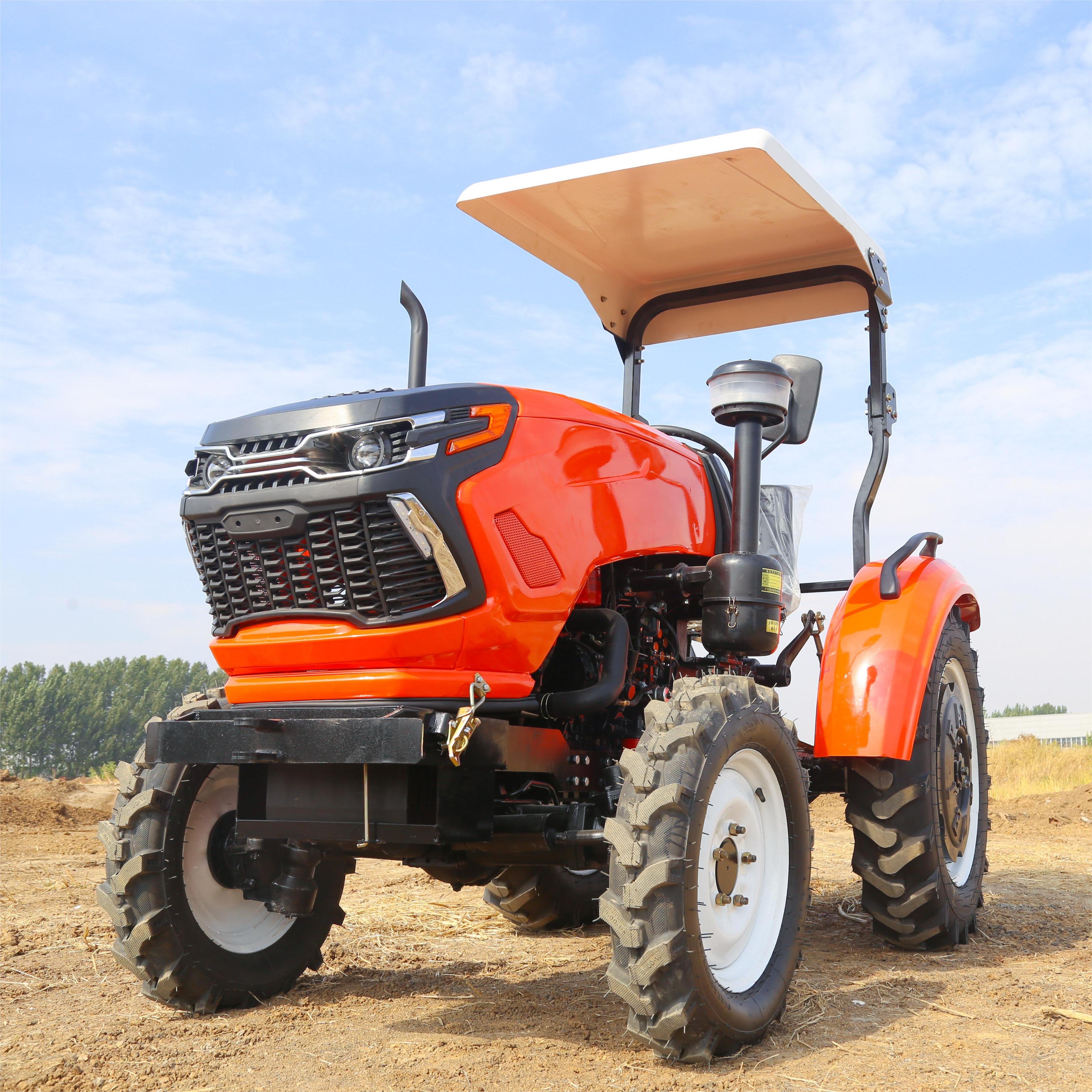 High Quality 4WD Mini Agricultural Tractor 120HP Diesel Walking Tractor with Diesel Engine Gear Components