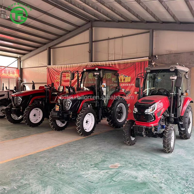 Multifunctional 4x4 Wheel 4wd 40hp 50hp 60hp 70hp 90hp 100hp Tractor Front Loader Farm Garden Tractor