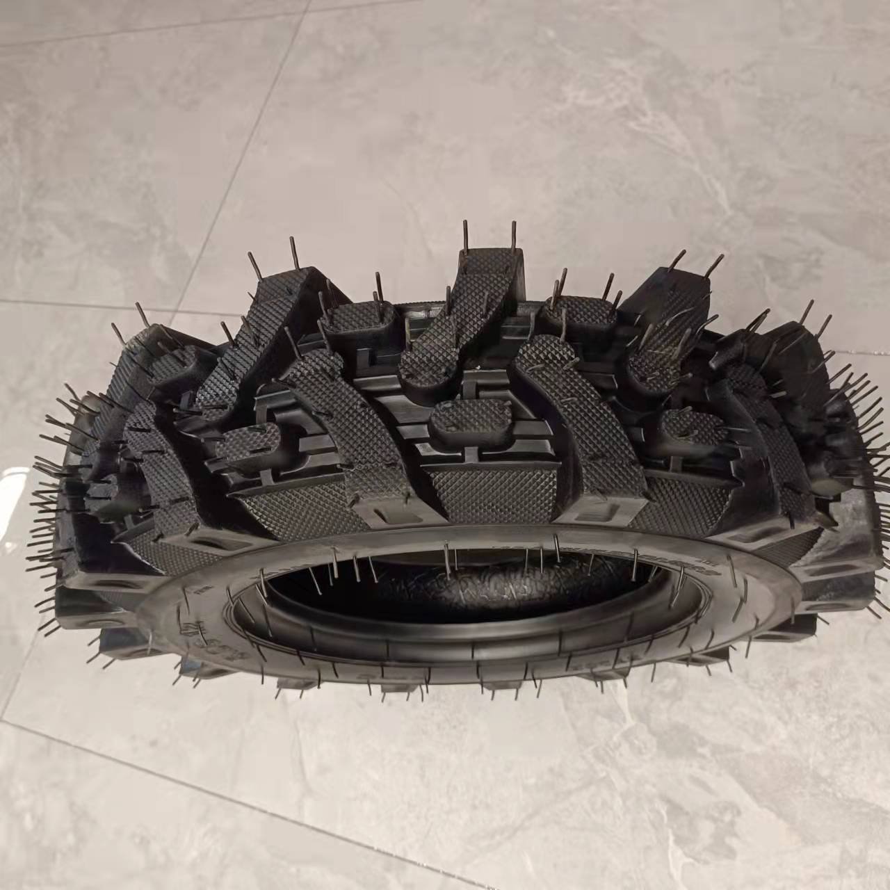 High Rubber Content Warranty 5.00-12 Reinforced Rubber Agriculture Tire for Walking Tractor
