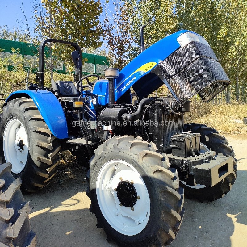 Good Quality Condition Used Tractor 80HP SNH804 Agriculture Machinery Without Cab