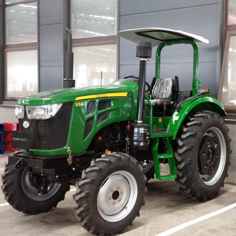 60hp 4x4 Tractors for Agriculture Traktor diesel Engine Trator Agricola Huaxia Trator