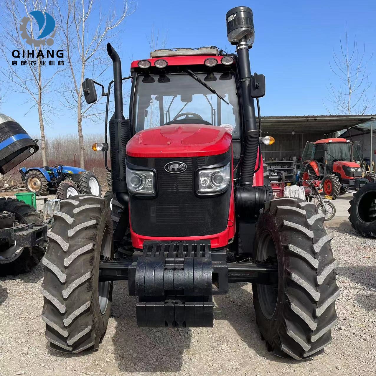 Used Tractor Yto 1604 160hp 4wd Farming Tractor With Front End Loader