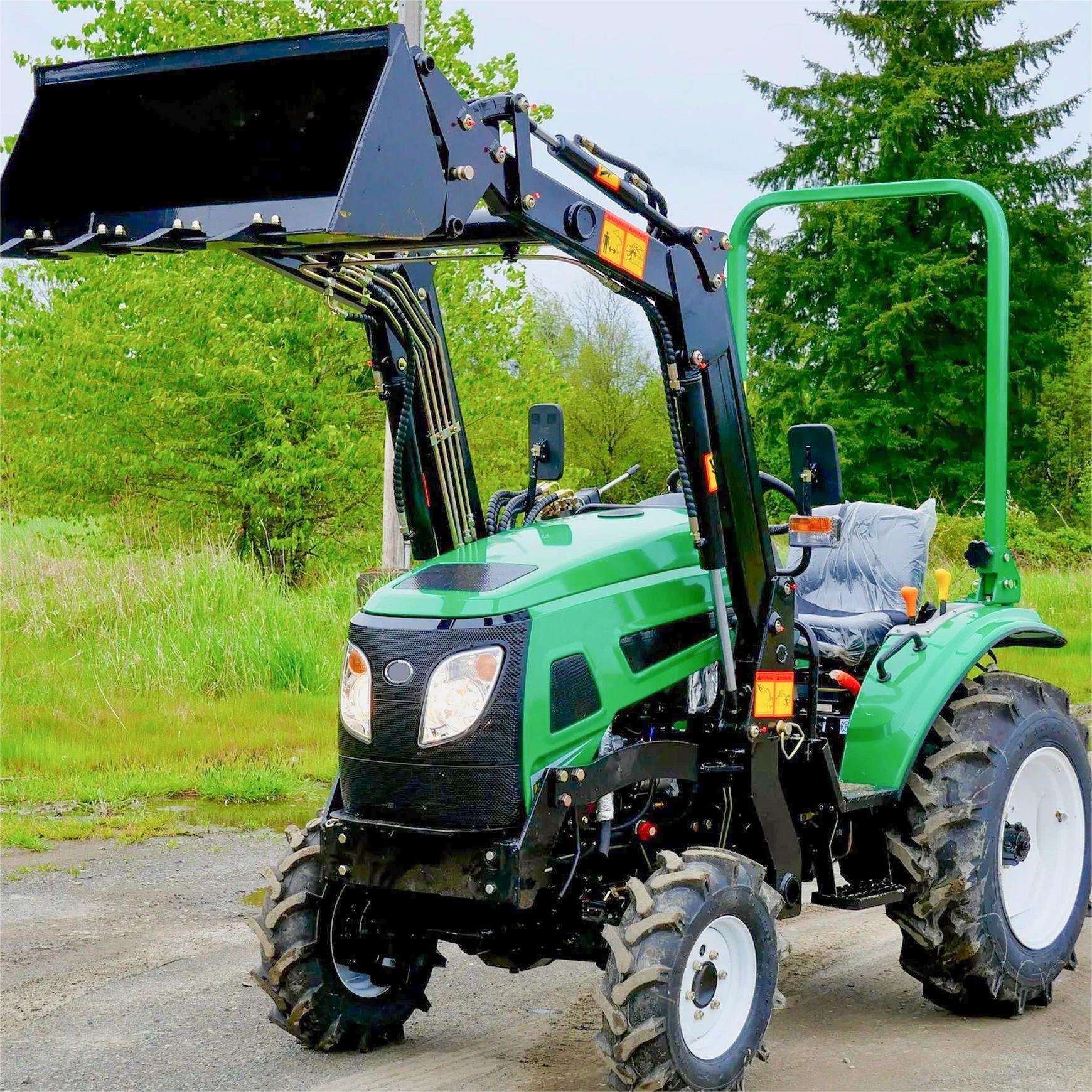 Quality 70HP 80HP 50HP China Factory Tractor Used Tractor Agriculture With Front Loader at Cheap Price