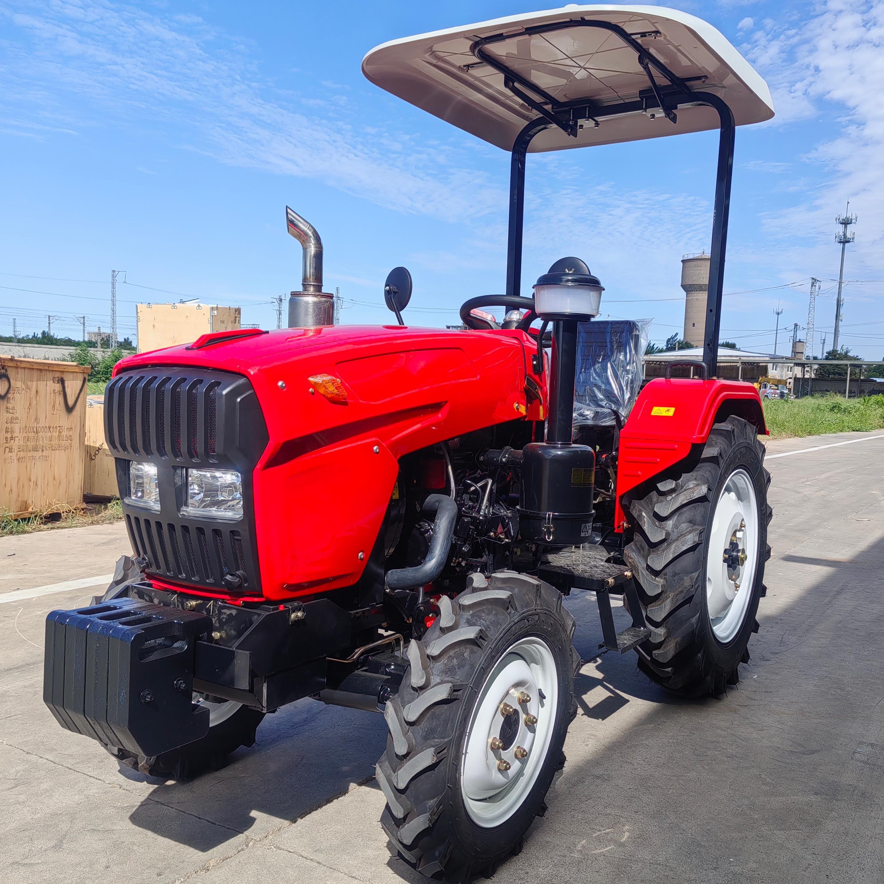 Quality 70HP 80HP 50HP China Factory Tractor Used Tractor Agriculture With Front Loader at Cheap Price