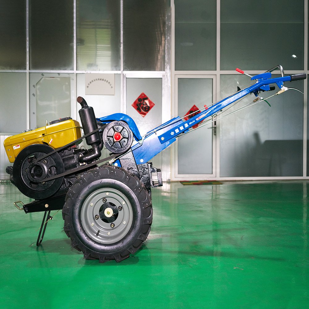 Fuel Efficient and Durable Ploughing Equipment Two Wheel Disk Plough Manual Walking Tractor