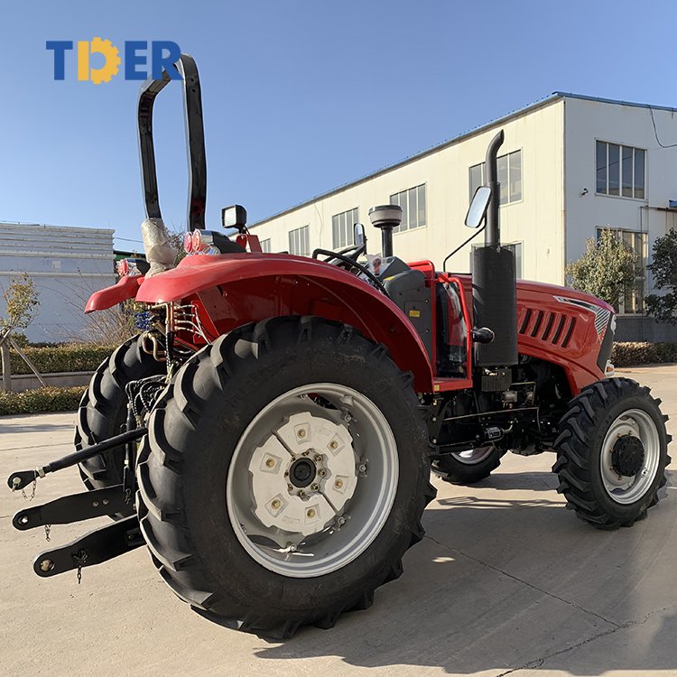 2025 TDER 4wd Farmer Tractors Compact Agriculture Tractor Small Farm 4x4 Mini Farming Tractors