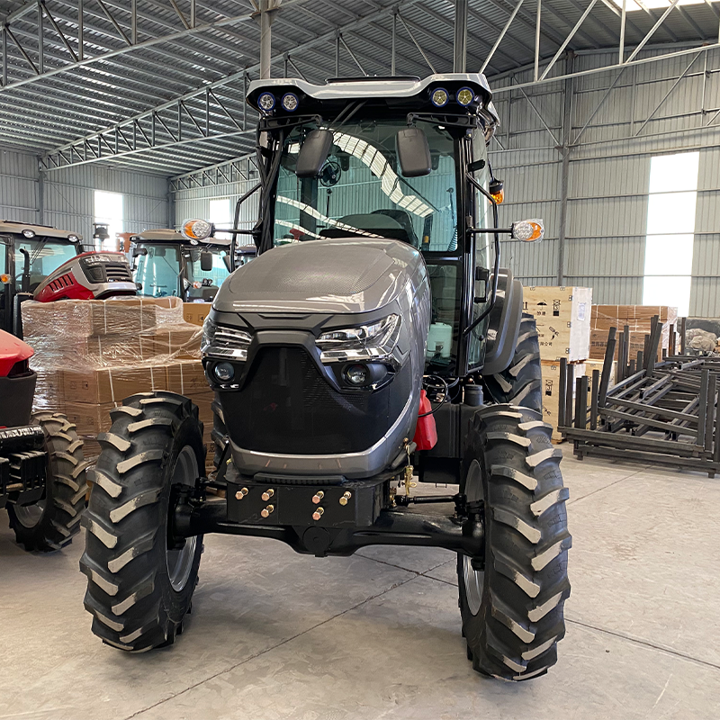Agriculture 100 HP Four Wheel Tractor 1004 Agricultural Farm Tractor Machine With Front Loader