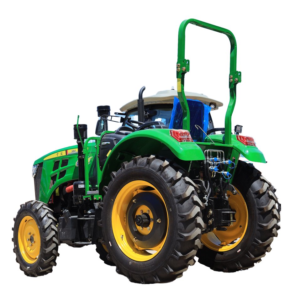 4x4 Mini Tractor Small Double Assisted Hydraulic Clutch Agricultural Farm Mini Tractor Trailer for Sale