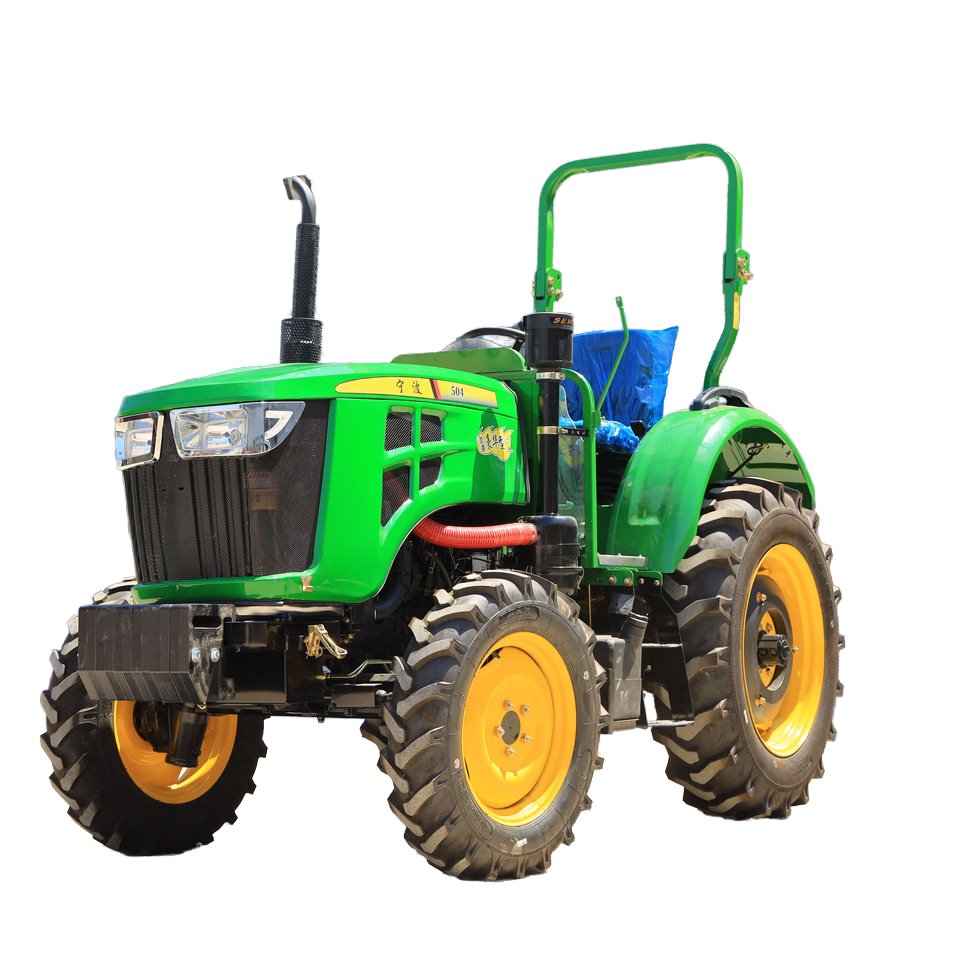 4x4 Mini Tractor Small Double Assisted Hydraulic Clutch Agricultural Farm Mini Tractor Trailer for Sale
