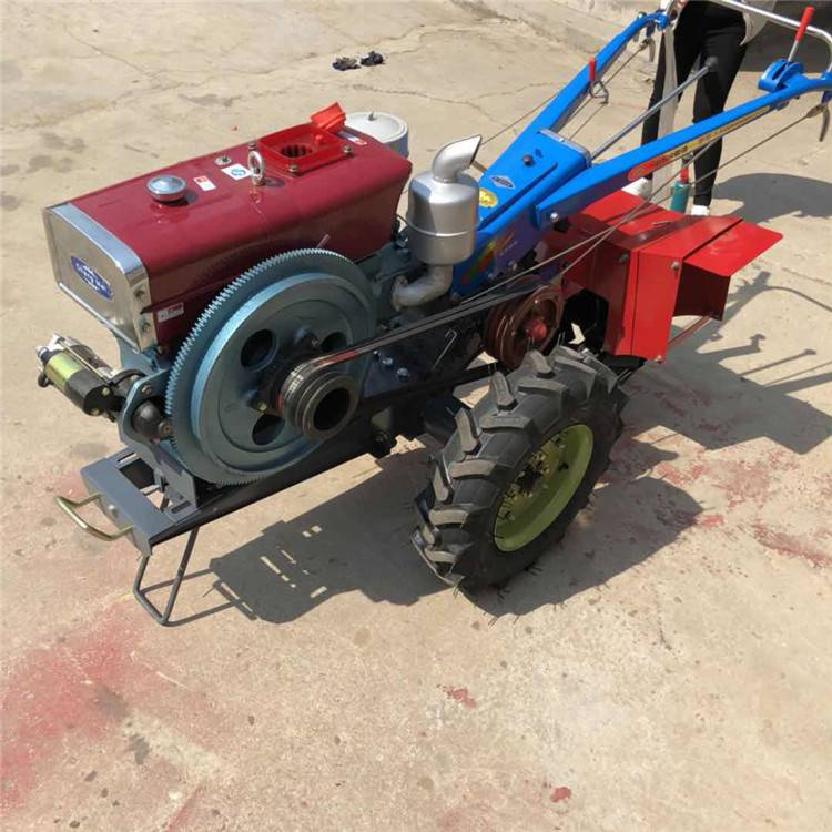 Hot Selling Walking Tractor with Rotary Tiller 2 Wheels Mini Hand Tractor