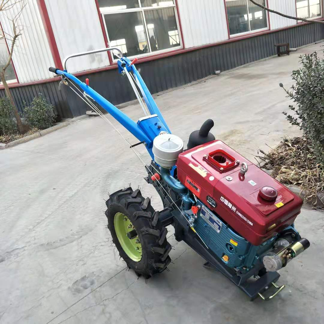 Hot Selling Walking Tractor with Rotary Tiller 2 Wheels Mini Hand Tractor
