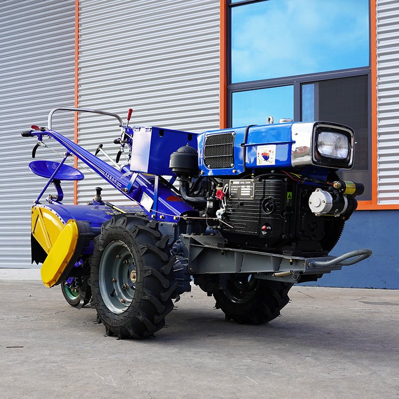 Agricultural Multipurpose Power Tiller Mini Two Wheel Tractors Hand Walking Tractor for Sale