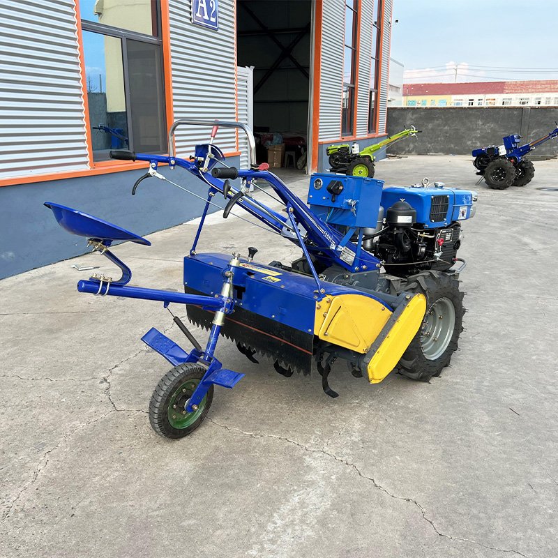 Agricultural Multipurpose Power Tiller Mini Two Wheel Tractors Hand Walking Tractor for Sale