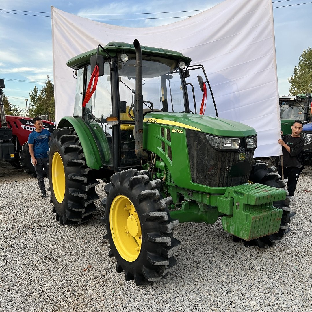 High Quality and Bottom Price Used 95HP 4WD JOHN.DEERE Tractors 5e954 Agricultural Machinery
