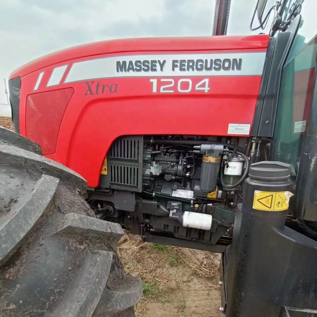 Used Tractor Massey Ferguson Xtra1204 120hp Farm Tractors 4x4wd Agricultural Machine MF185 MF290 MF385 Two Wheel Tractor