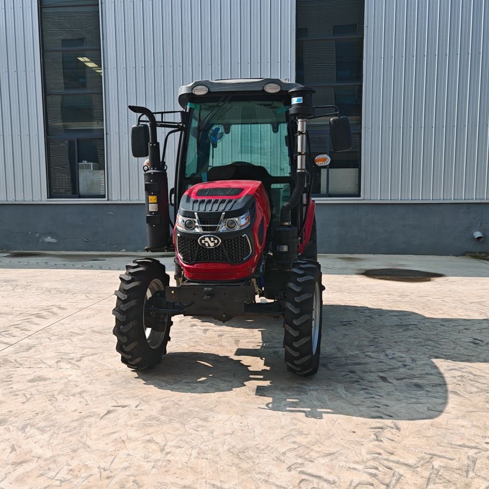 China 50Hp Lawn Mower 4X4 Small Tractor With Front End Loader Backhoe Tractors Trucks Agriculture Mini Farm Tractor