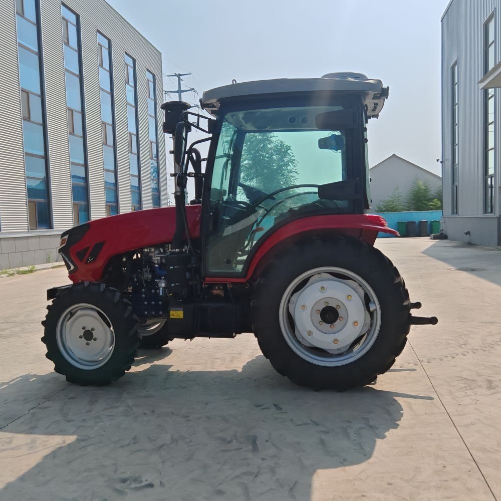 China 50Hp Lawn Mower 4X4 Small Tractor With Front End Loader Backhoe Tractors Trucks Agriculture Mini Farm Tractor