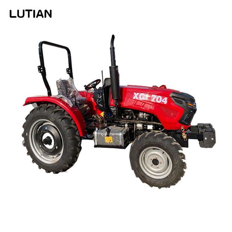 LUTIAN Farming Machine 4 Wheel Drive 4x4 Traktor 50HP 60HP 70HP Farm Wheel Tractor with Cabin for Agriculture