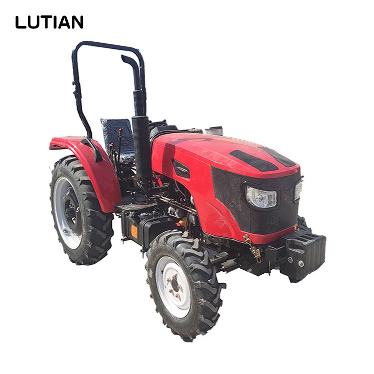 LUTIAN Farming Machine 4 Wheel Drive 4x4 Traktor 50HP 60HP 70HP Farm Wheel Tractor with Cabin for Agriculture