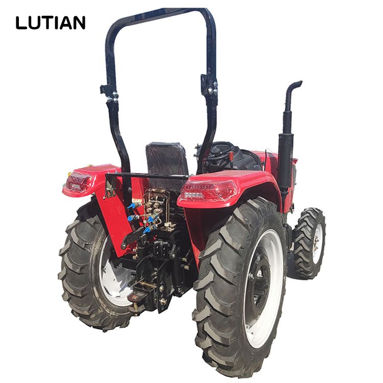 LUTIAN Farming Machine 4 Wheel Drive 4x4 Traktor 50HP 60HP 70HP Farm Wheel Tractor with Cabin for Agriculture