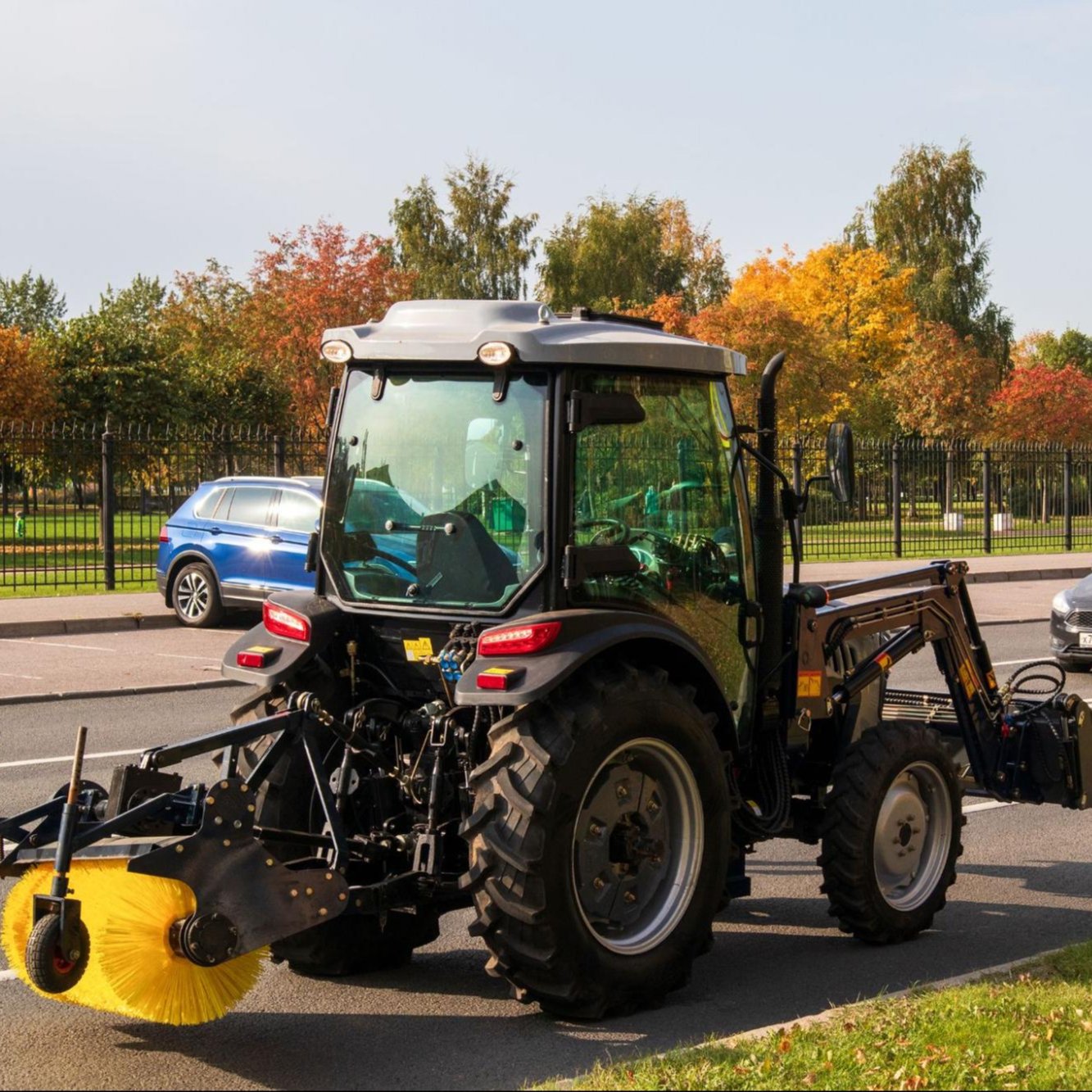 Chinese Agriculture Compact Tractor on Hot Sale! 70HP 4*4 With Hydraulic Steering and Air Conditioner