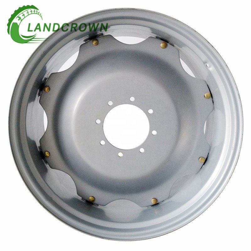 Chinese Factory Wholesale Harvester Tractors Steel Wheel Rims W15x34 Agriculture Wheel for Tractor Tire Size 16.9-34
