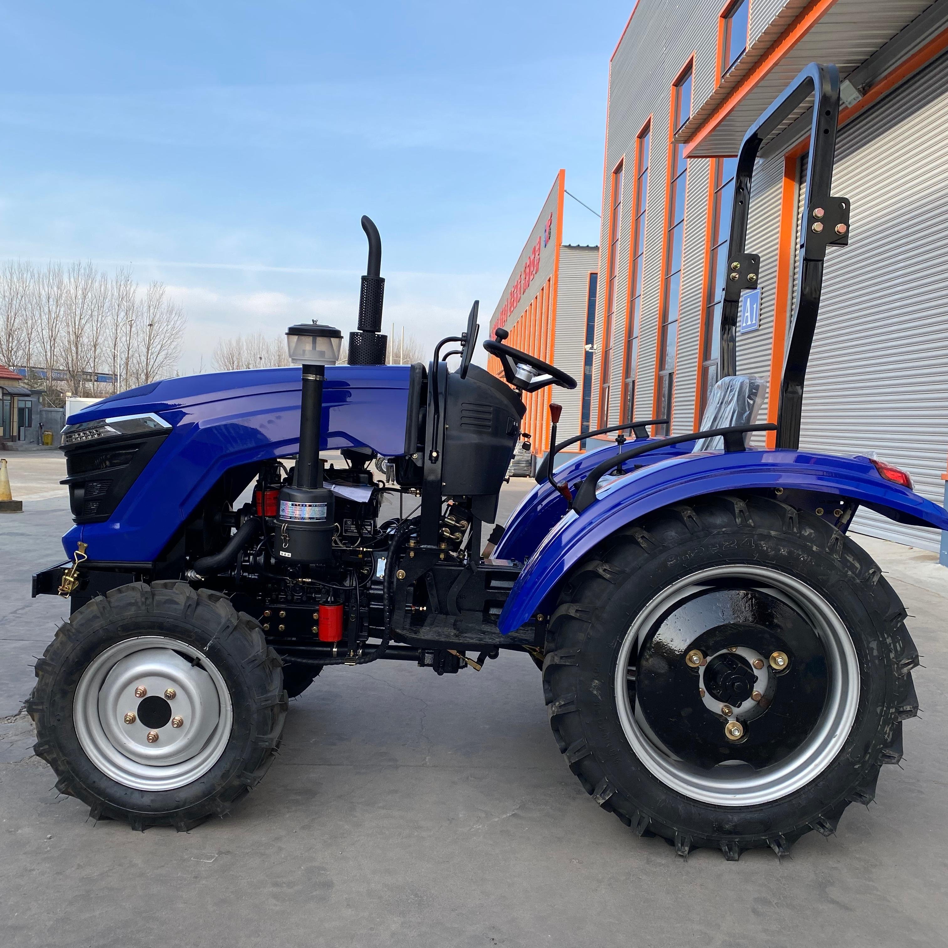 Multifunctional Mini Tractor Excavator 4WD 4x4 Diesel 80HP~200HP Motor with Engine Pump Gear Wheel for Agriculture