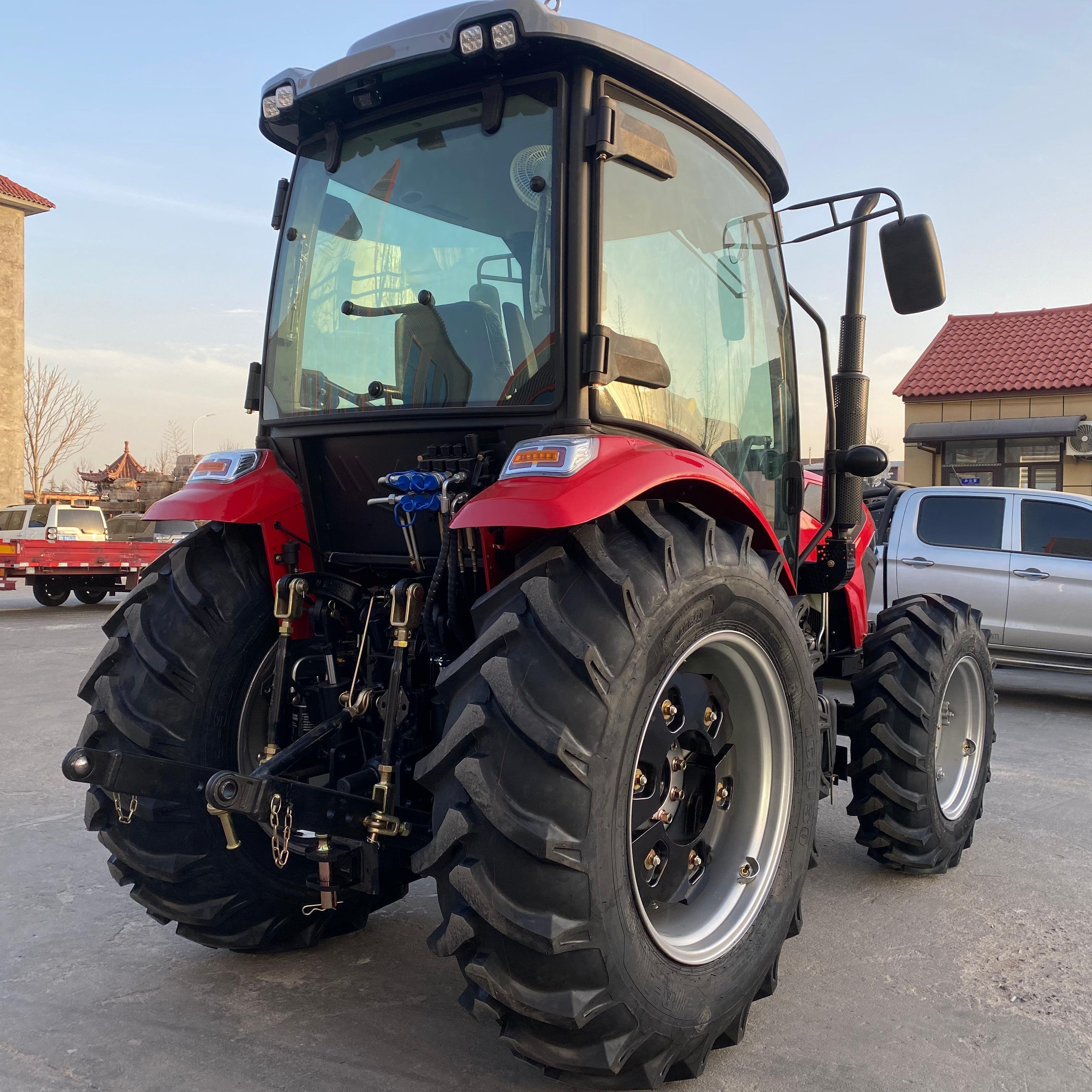 Multifunctional Mini Tractor Excavator 4WD 4x4 Diesel 80HP~200HP Motor with Engine Pump Gear Wheel for Agriculture