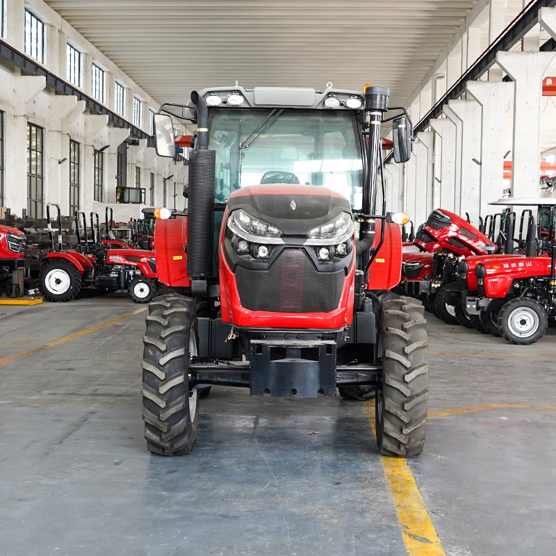 Multifunction 4WD Agriculture Farm Tractor Small 100HP Compact Mini Farming Tractors with Core Engine
