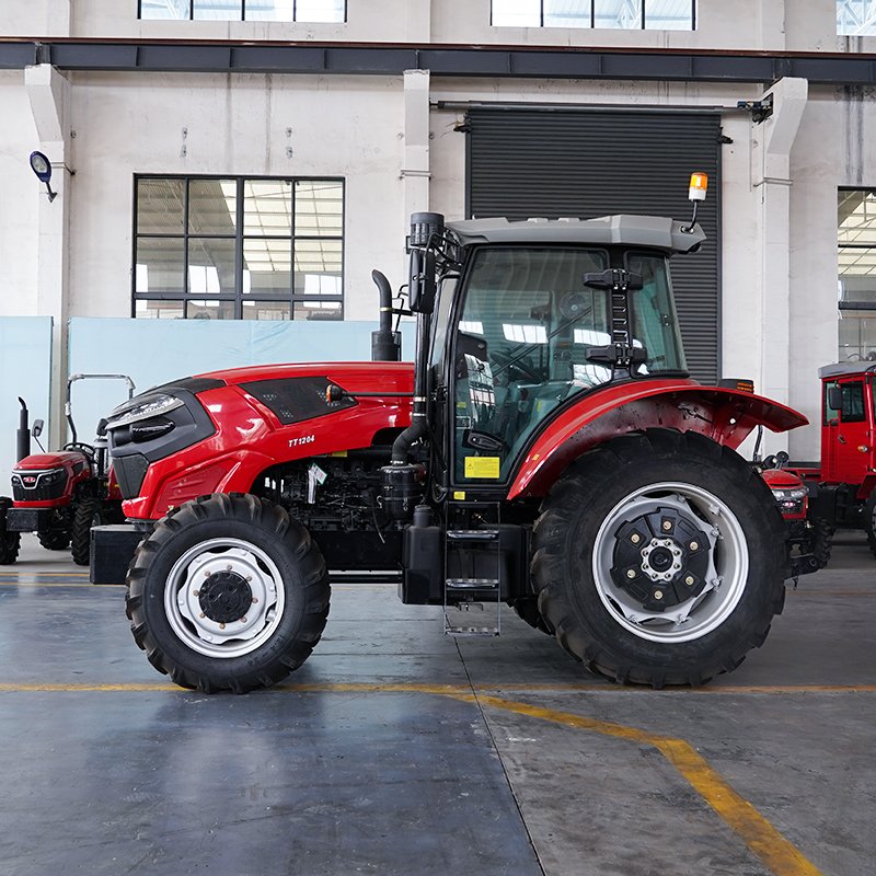 Multifunction 4WD Agriculture Farm Tractor Small 100HP Compact Mini Farming Tractors with Core Engine