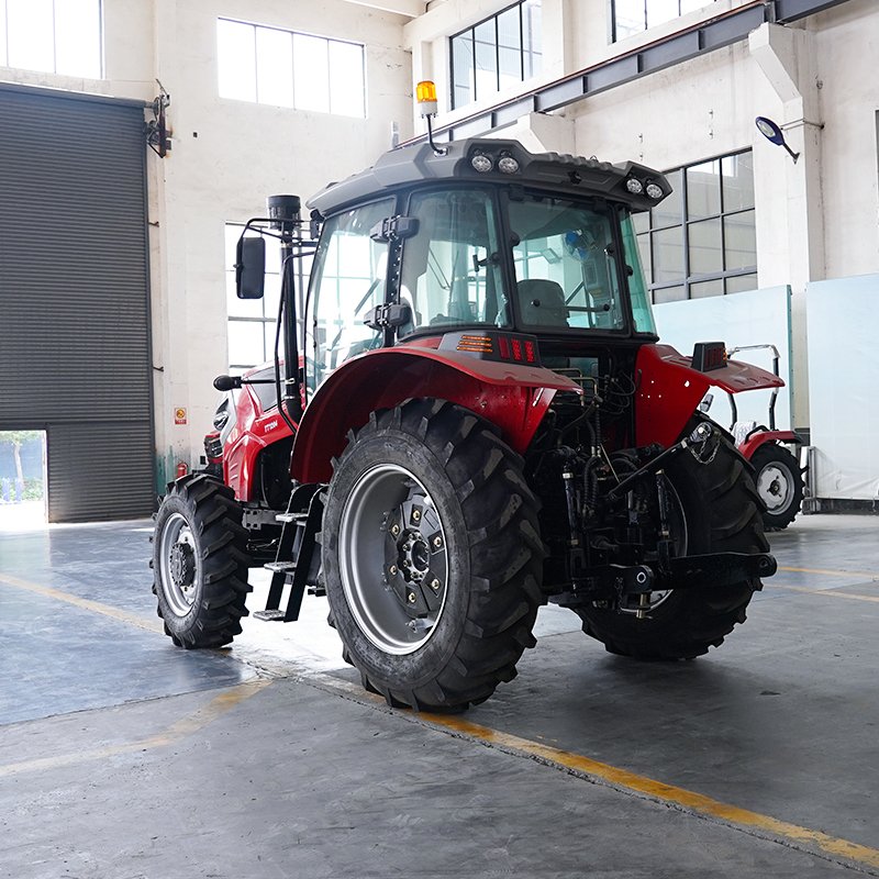 Multifunction 4WD Agriculture Farm Tractor Small 100HP Compact Mini Farming Tractors with Core Engine