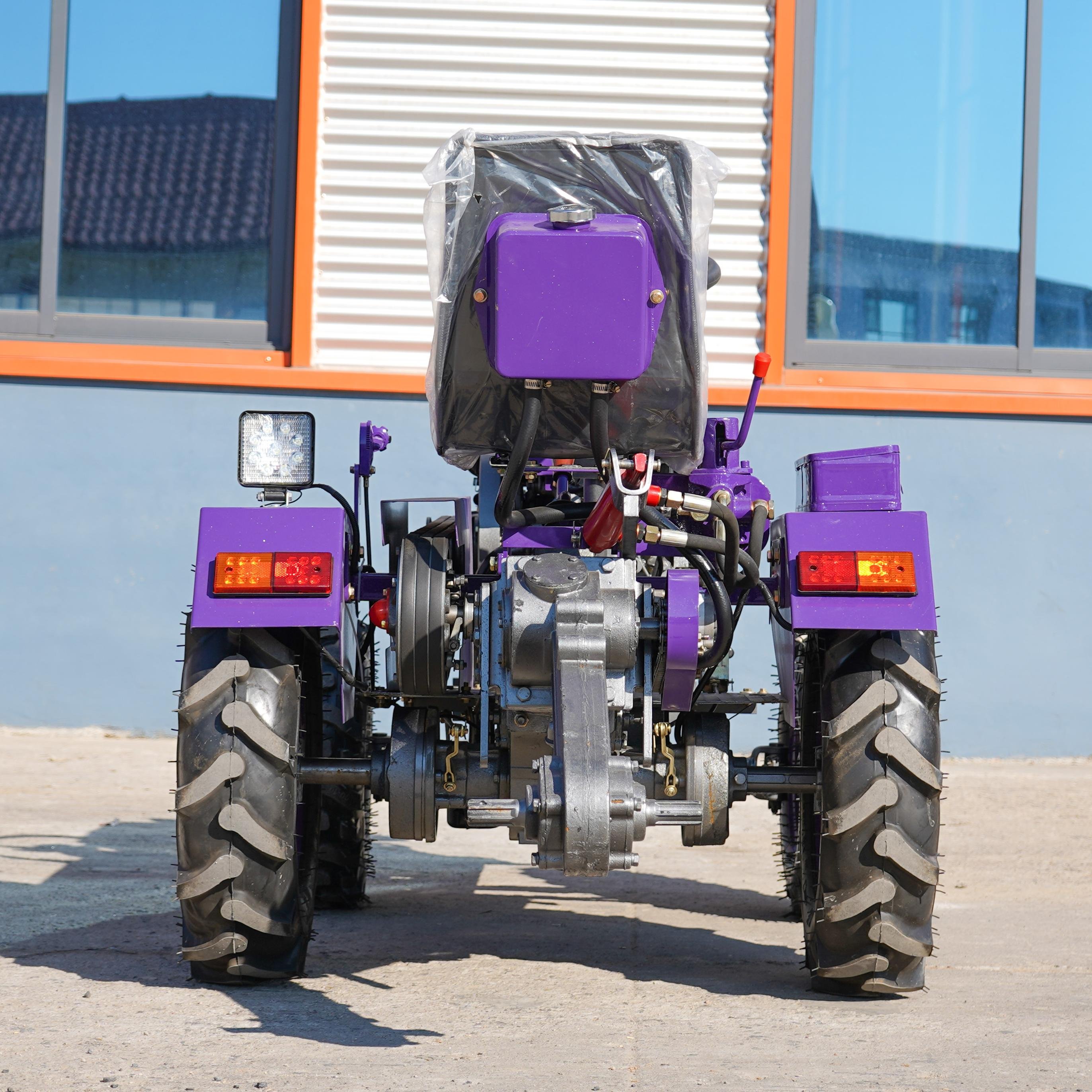 12hp Walking Tractor with Plough and Rotary Tiller Garden Walking Tractor EPA CE EURO5 Farm Tractor