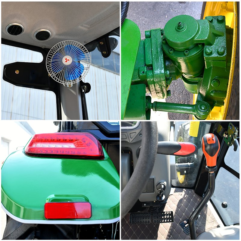 120HP Core Engine Motor 4WD Garden Tractor Farming Agriculture Equipment with 80HP Wheel Rated Power Diesel 4x4 Tractor Tools