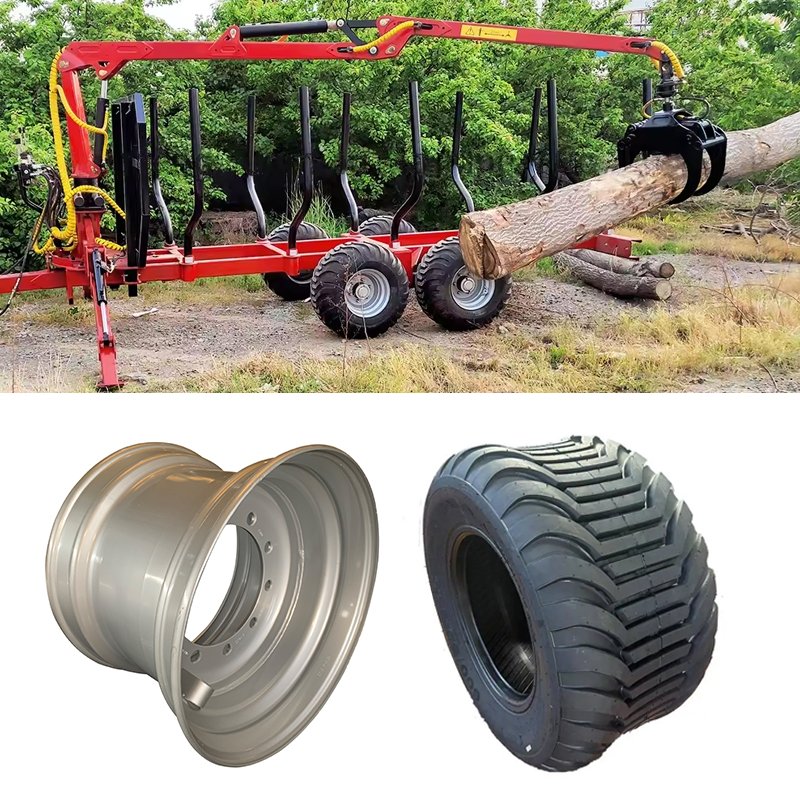 Customized Agricultural Floatation Wheel Rim 16X22.5 Tractor Wheels for 500/60-22.5 Tires