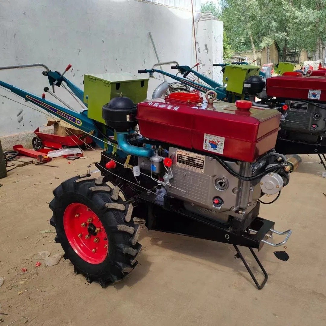 Hot Sale 2WD Mini Agricultural Equipment Featuring Core Engine and Gearbox Components Walking Tractor New Plow for Sale