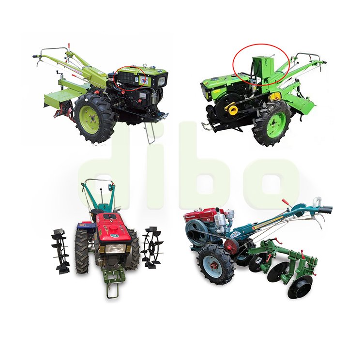 Farming Equipment Agricultural Walking Collect the Manure Long Handle Kubota Rk125 Walk Behind Walk-behind Tractor Box