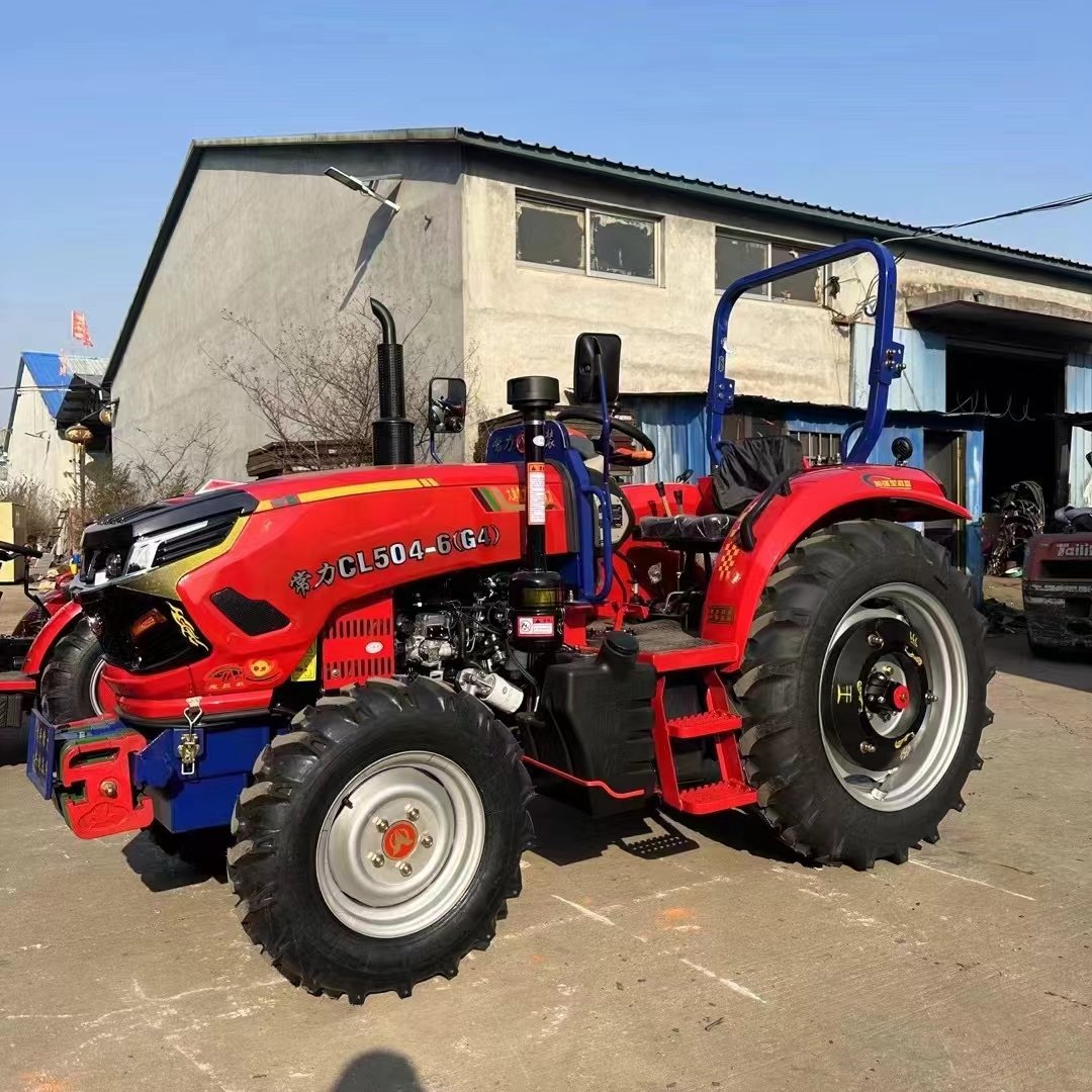 Multifunctional 4WD 1 Cylinder Diesel Engine 4 Wheel Tractor Engines for Agricultural Tractors Machinery Farm Use for Sale 50HP