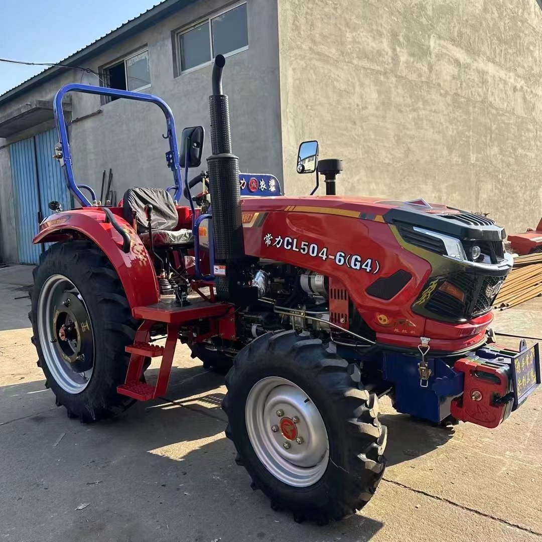 Multifunctional 4WD 1 Cylinder Diesel Engine 4 Wheel Tractor Engines for Agricultural Tractors Machinery Farm Use for Sale 50HP