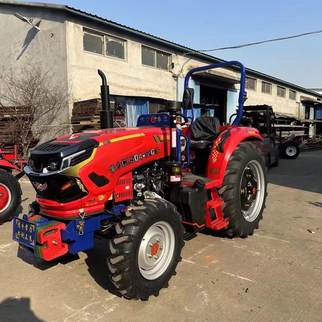 Multifunctional 4WD 1 Cylinder Diesel Engine 4 Wheel Tractor Engines for Agricultural Tractors Machinery Farm Use for Sale 50HP