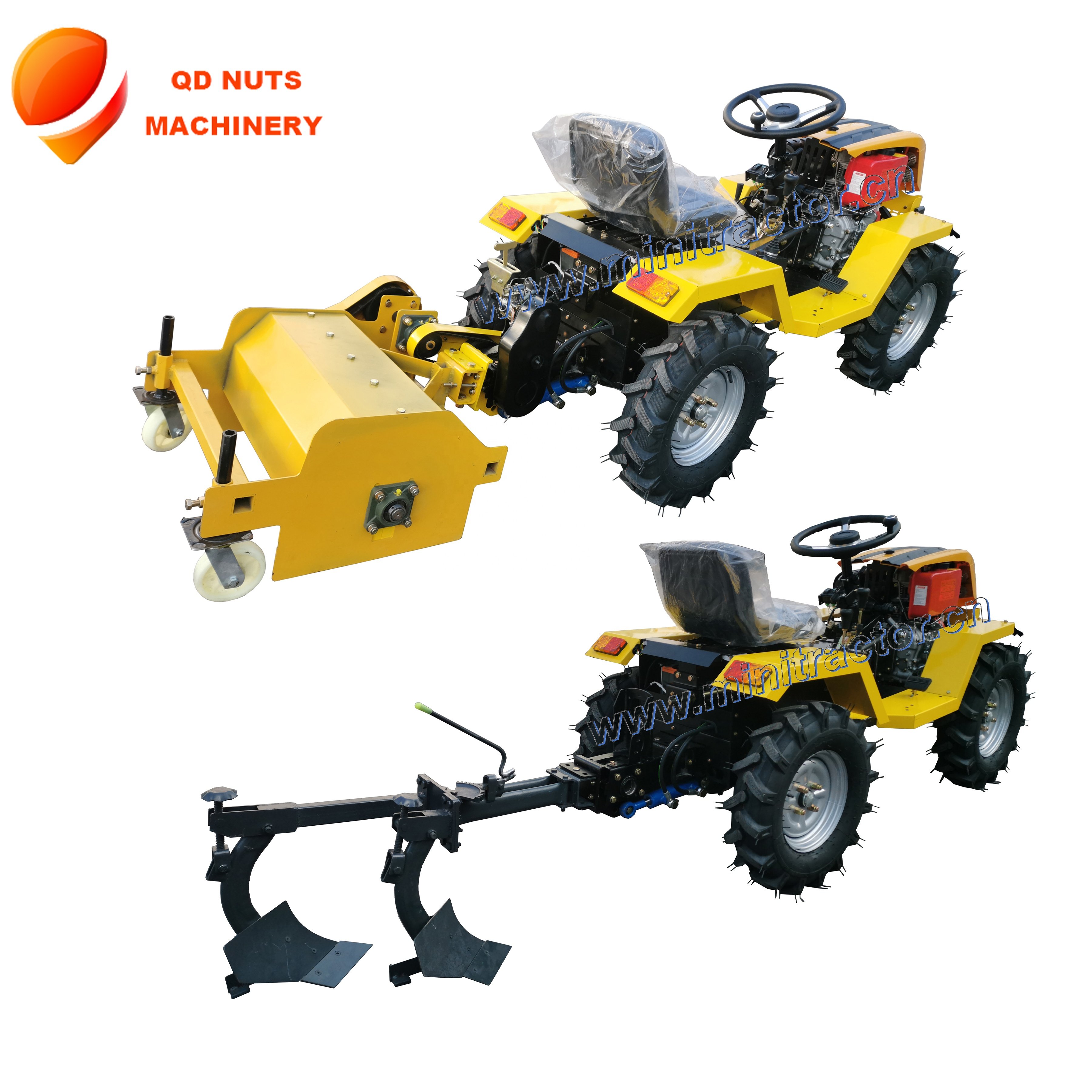 18hp Tractores 18hp Tractors Mini 4x4 Farming Machine Agricultural Tractors Manufacturers in China
