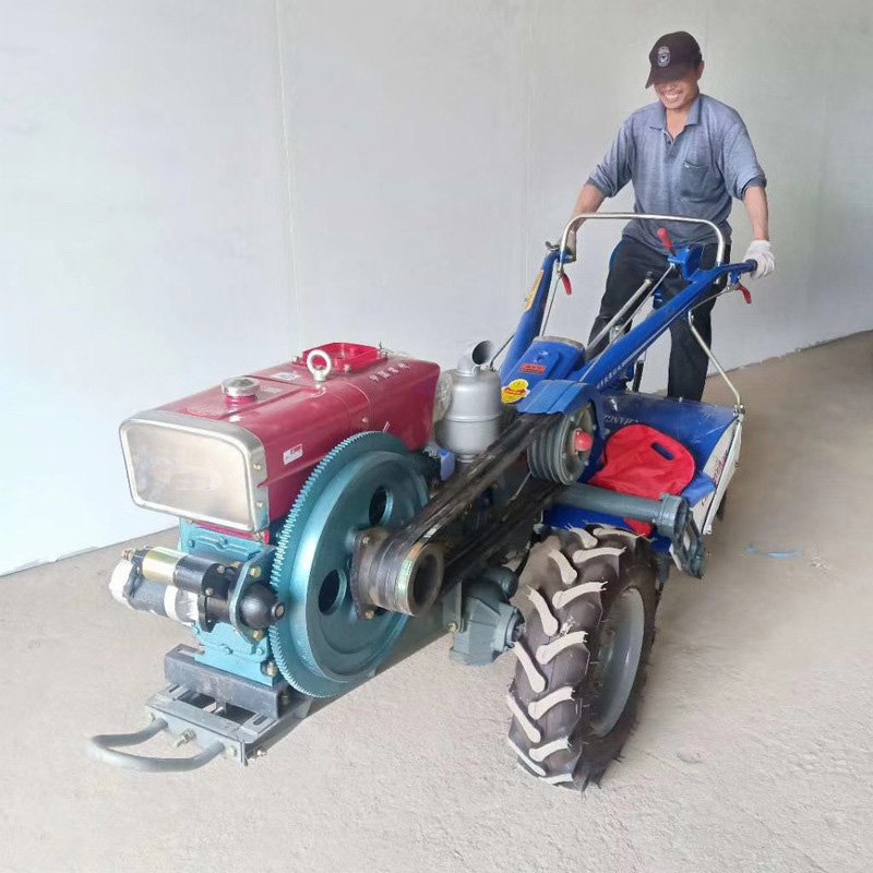 Hot Sale Farm Equipment Mini Plow 2 Wheel Walking Tractor with Disc Plough Machine