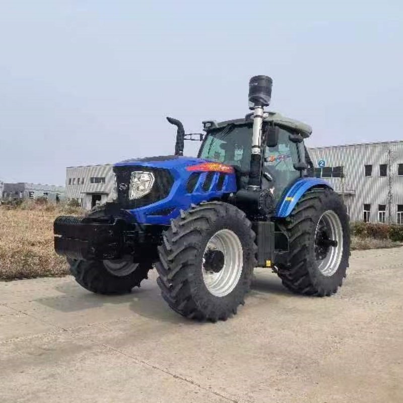 4WD Blue Agricultural Diesel Tractor Farmer's Used/New Tractor with YTO Engine Farm Tractor From China 4x4 Drive Type