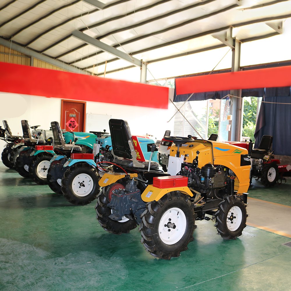 4 Wheel Drive Mini Garden Tractor With Agricultural Low Price Rotary 35hp Mini Wheeled Tractor