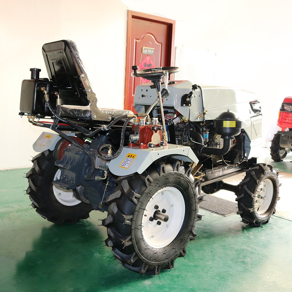 4 Wheel Drive Mini Garden Tractor With Agricultural Low Price Rotary 35hp Mini Wheeled Tractor