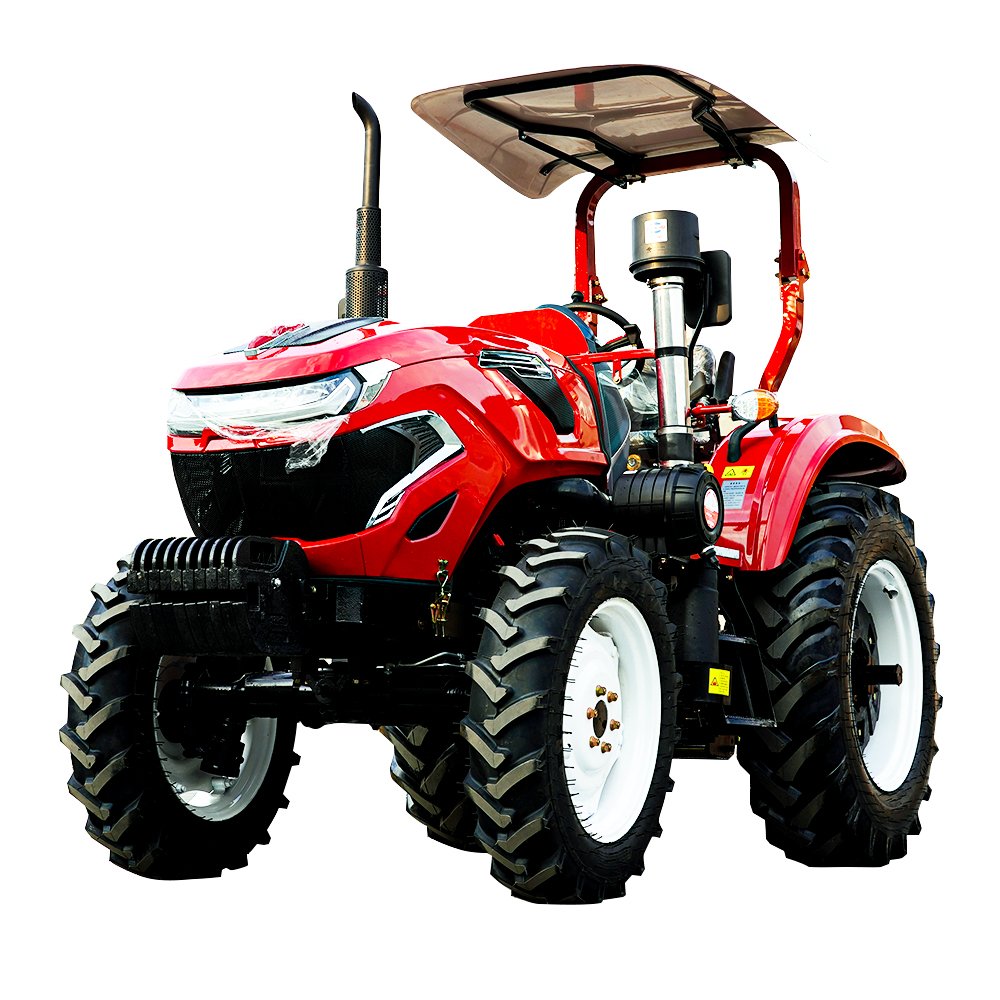 Factory Directly Supply Euro Five Engine 50HP 70HP 75HP 80HP 90HP 100HP 120HP 130HP 4WD Agricultural Machinery Farm Tractor
